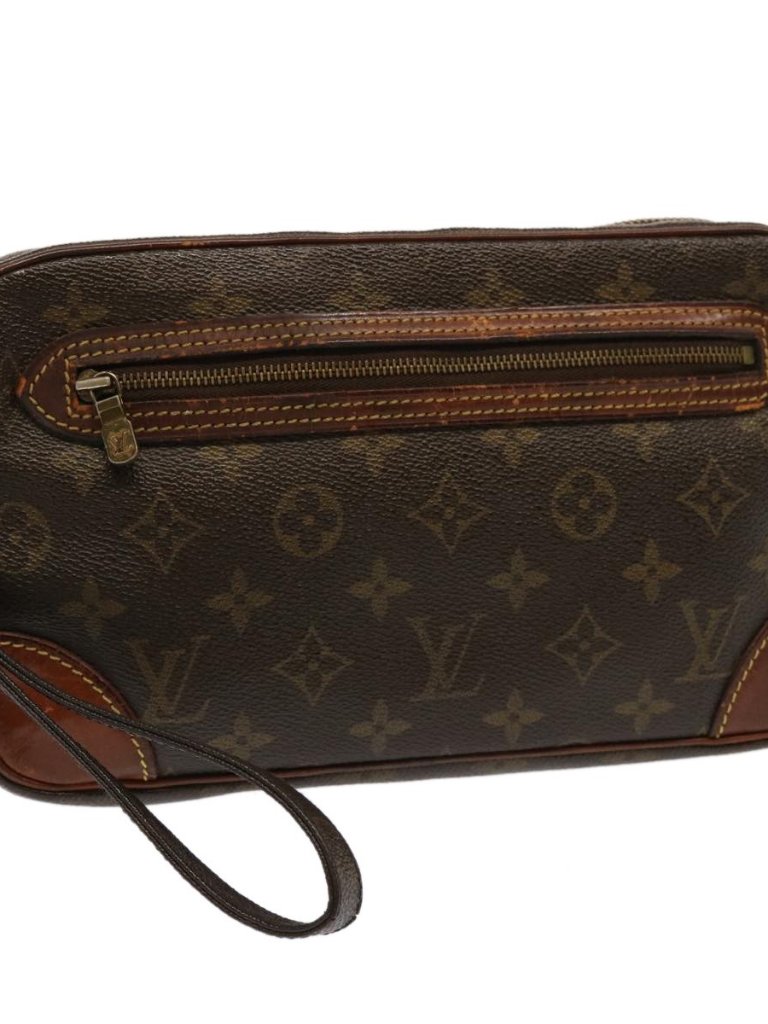 Louis Vuitton Monogram Marly Dragonne Gm Clutch Bag M51825 Lv Auth 70474